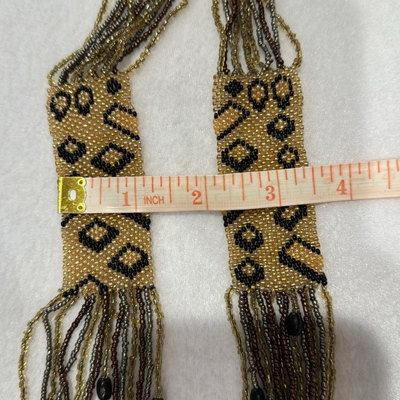 Aztec Native American multi strand beaded Necklace!  EUC!  No call outs! - Picture 6 of 10